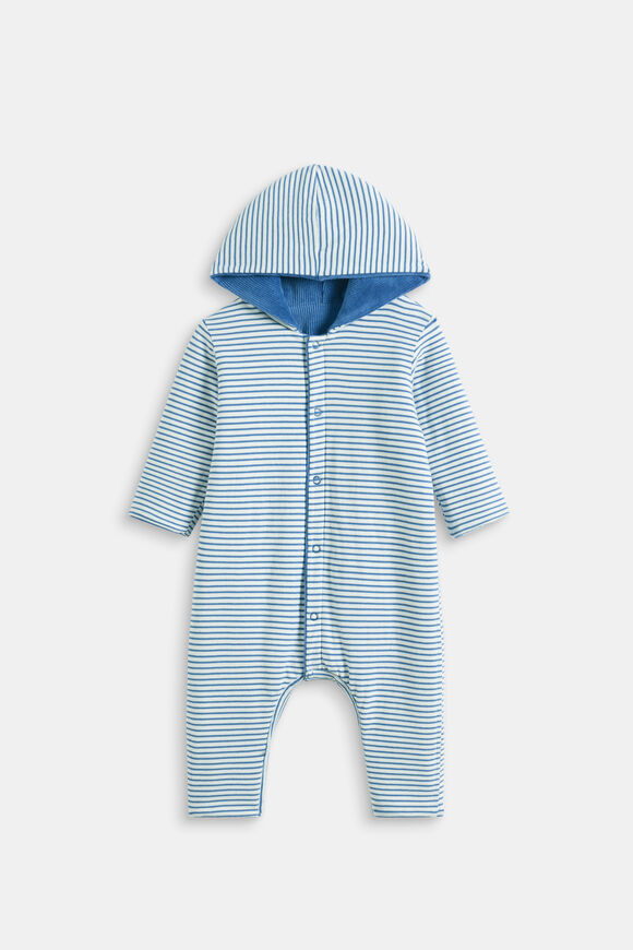 Logo Corduroy Coverall  Navy  hi-res