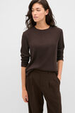 Supersoft Rib Relaxed Top  Coffee Bean  hi-res