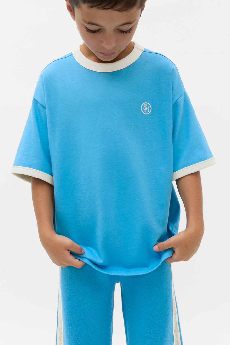 MD Retro Tee  Pacific Blue