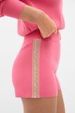 MD Contrast Tape Knit Short  Bubblegum Pink  hi-res