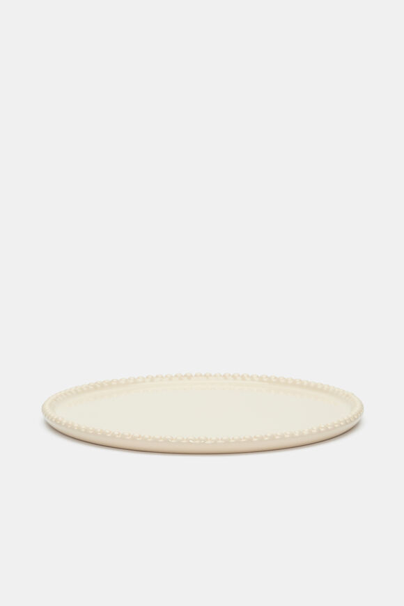Celeste Serving Plate  Egg Shell  hi-res