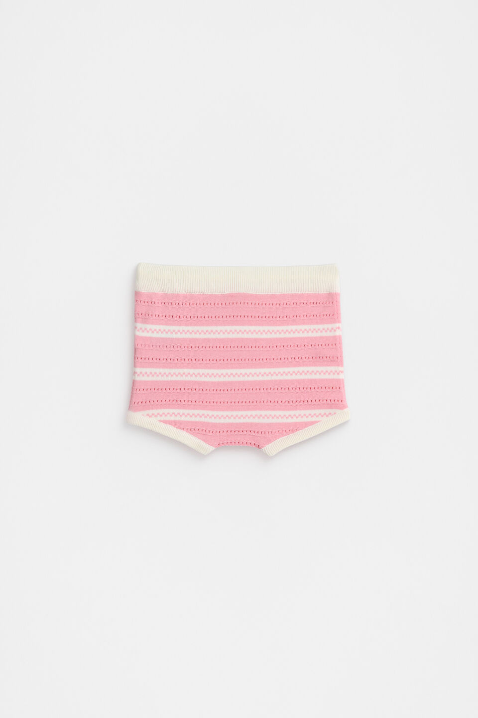 Stripe Knit Bloomer  Bubblegum