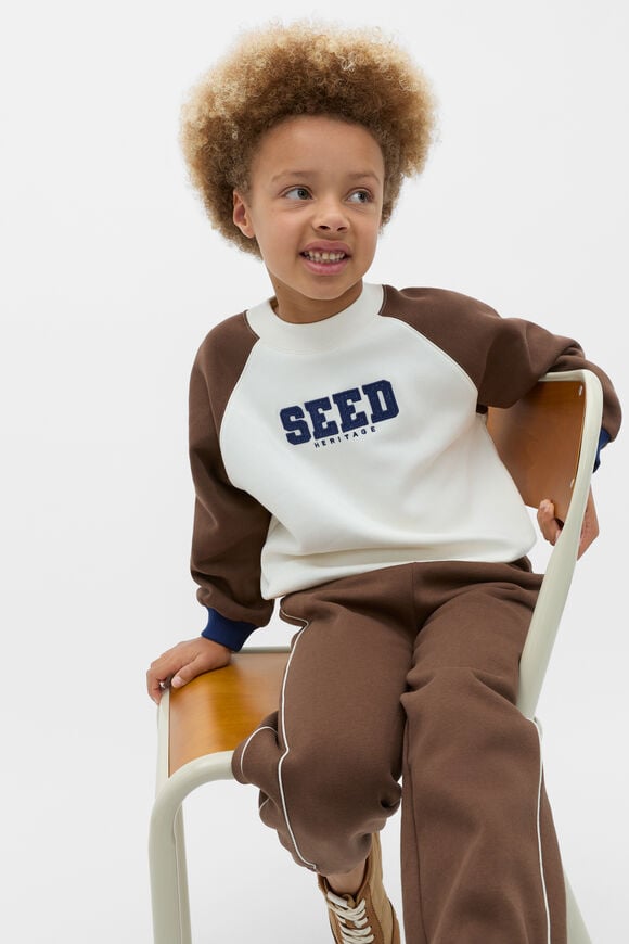 Colourblock Logo Sweat  Multi  hi-res