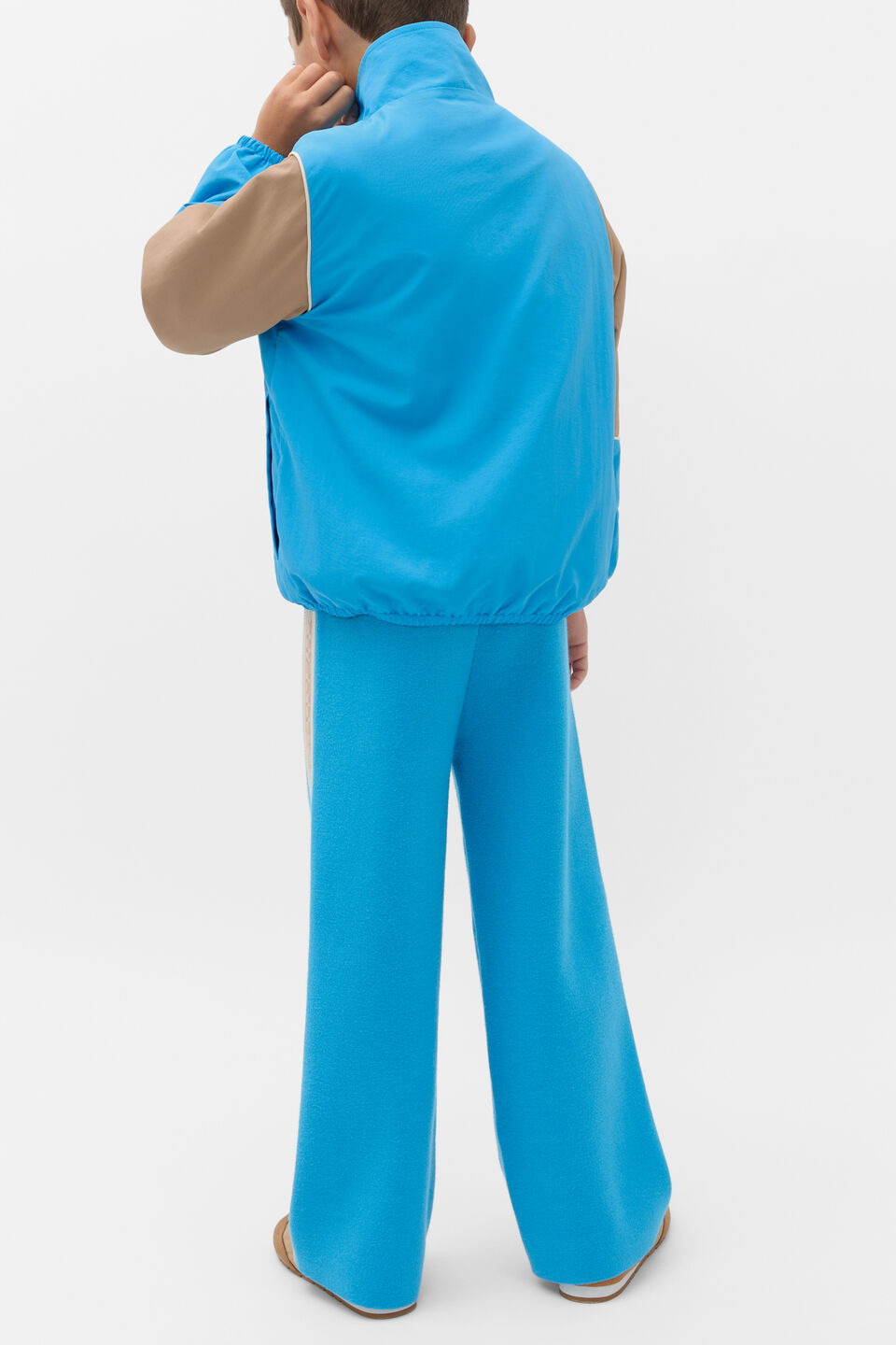 MD Colourblock Spray Jacket  Pacific Blue