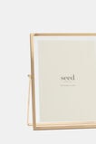Miles Small Photo Frame  Gold  hi-res