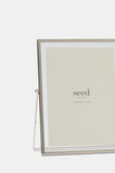 Miles Small Photo Frame  Silver  hi-res