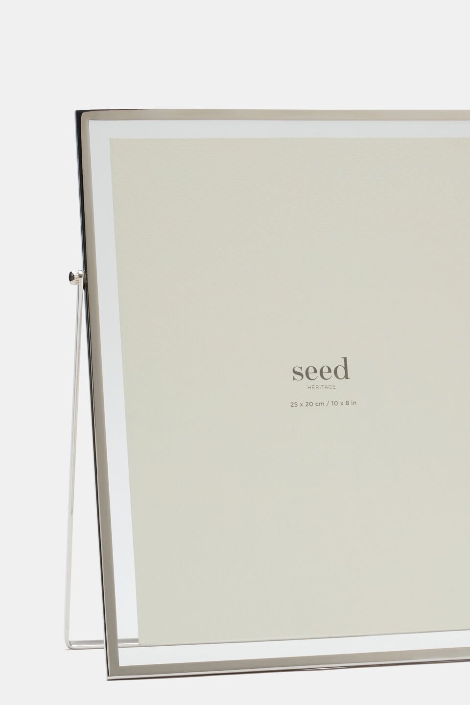 Miles Medium Photo Frame  Silver