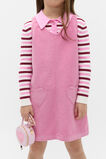 Heart Pocket Pinafore  Candy Pink  hi-res
