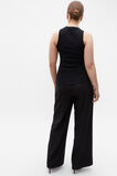 Halter Rib Tank  Black  hi-res