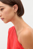 Double Heart Drop Earring  Gold  hi-res
