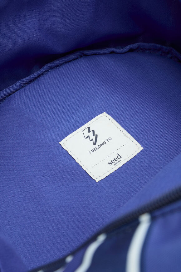 Stripe Backpack  Blue Multi  hi-res