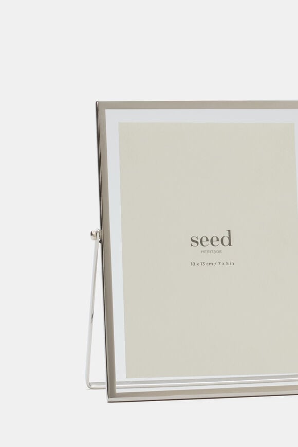 Miles Small Photo Frame  Silver  hi-res