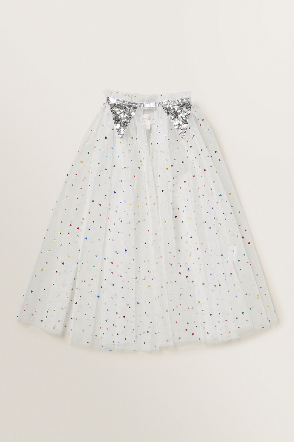Rainbow Hearts Party Cape  