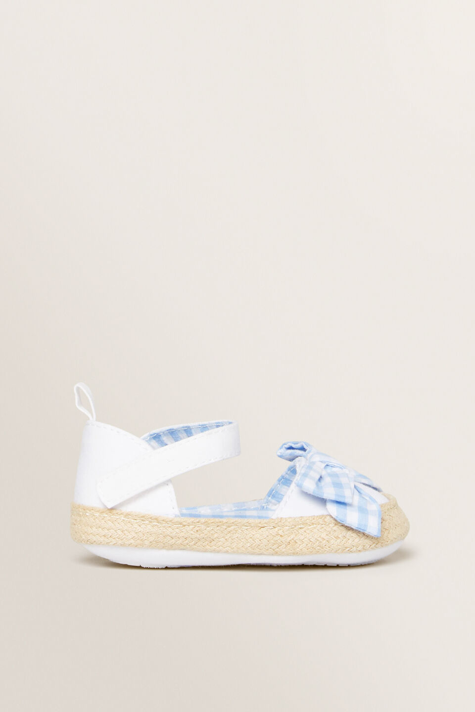 Gingham Espadrille  