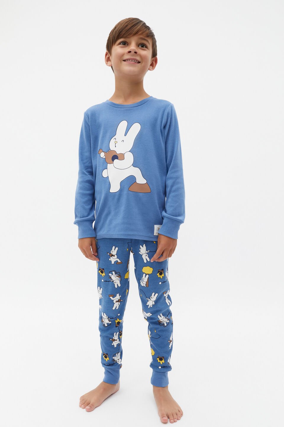 Bunny Pyjama  Moody Blue