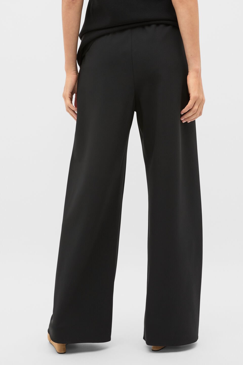 Easy Wide Leg Pant  Black