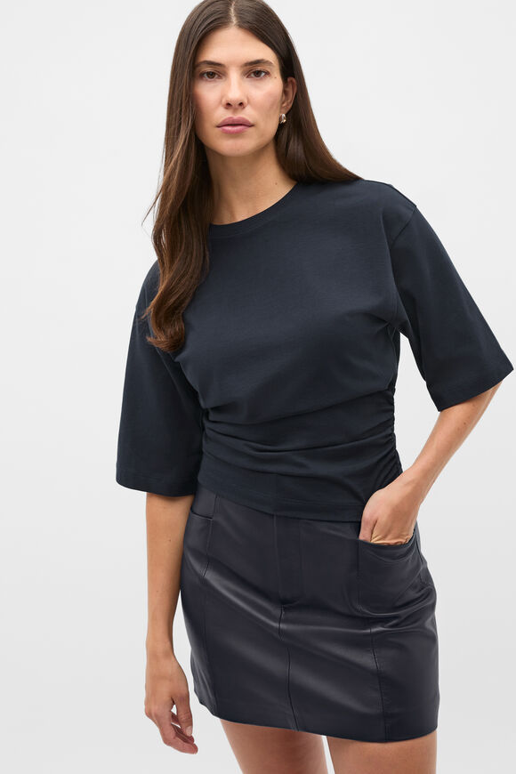 Waisted Crop Tee  Twilight Blue  hi-res