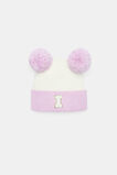 Mini Glitter Initial Beanie  I  hi-res
