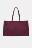 MD Fabric Tote  Plum Red  hi-res