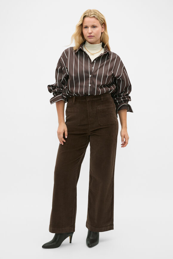 Corduroy Pocket Front Pant  Coffee Bean  hi-res