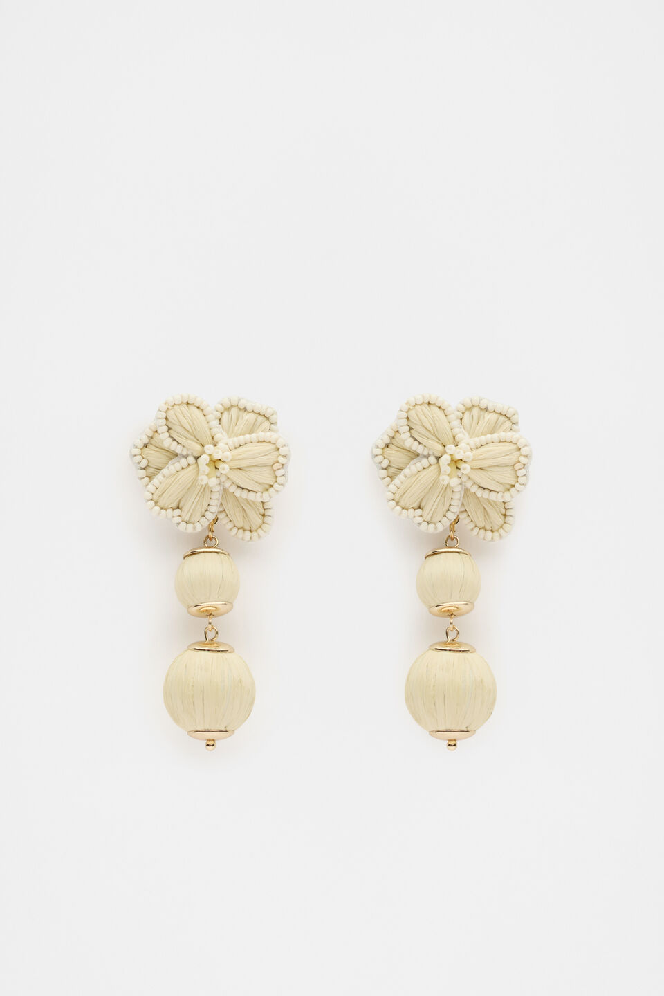 Bloom Orb Earring  Natural