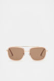 Marcia Aviator Sunglasses  Ecru  hi-res
