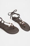 Andie Beaded Sandal  Chocolate  hi-res