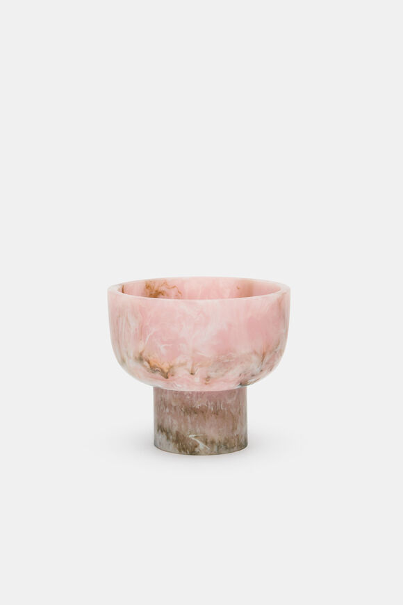 Vanneta Resin Footed Vessel  Blossom  hi-res
