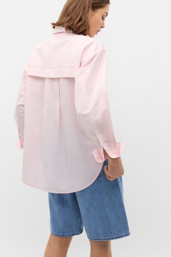 Poplin Oversized Shirt  Primrose Stripe  hi-res