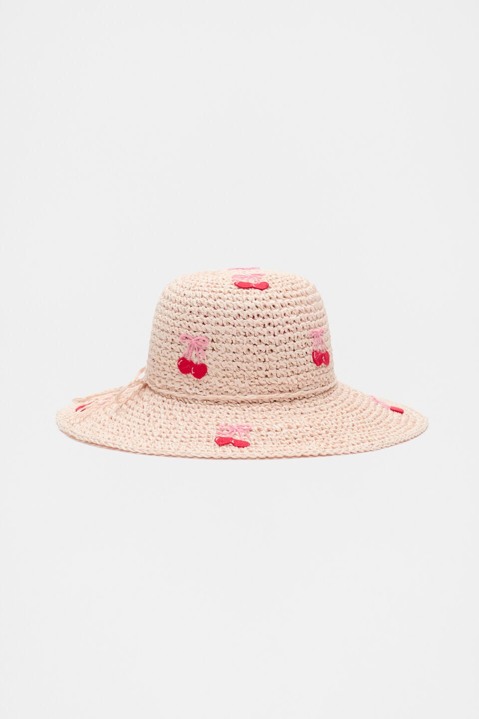 Cherry Straw Hat  Cherry Blossom