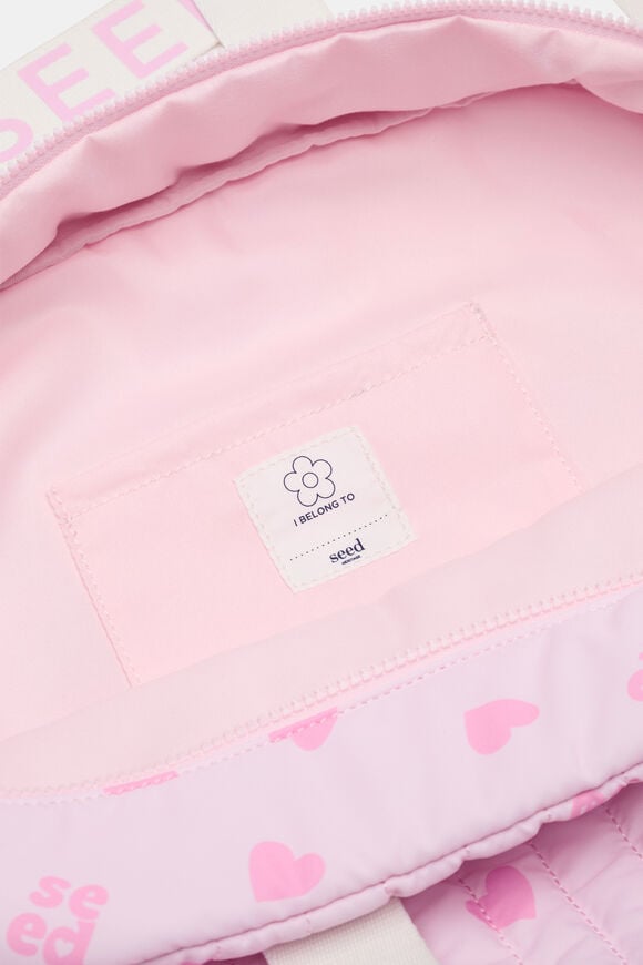 Baby Quilted Overnighter  Heart  hi-res