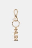 Gold Initial Keyring  Mum  hi-res