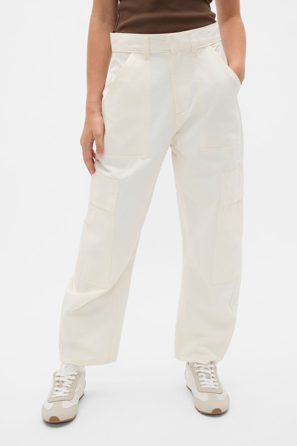 Tapered Cargo Pant  Classic Cream