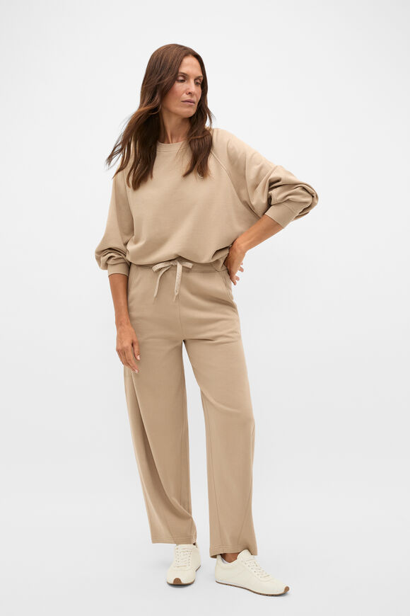 MD Raglan Lightweight Sweat  Sandstone  hi-res