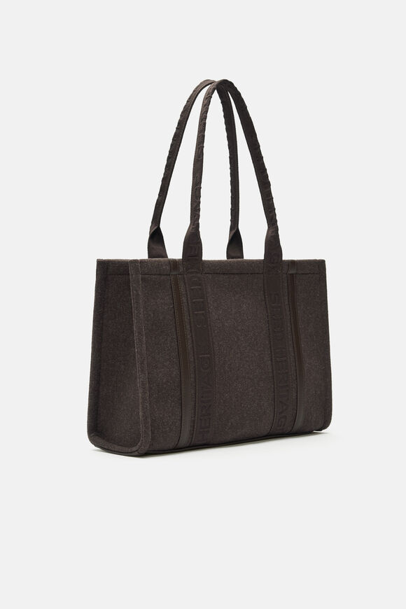 Felt Tote  Coffee Bean  hi-res
