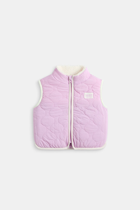 Reversible Logo Vest  Orchid  hi-res