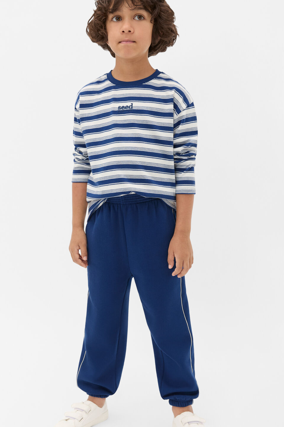 Core Stripe Rugby  French Navy