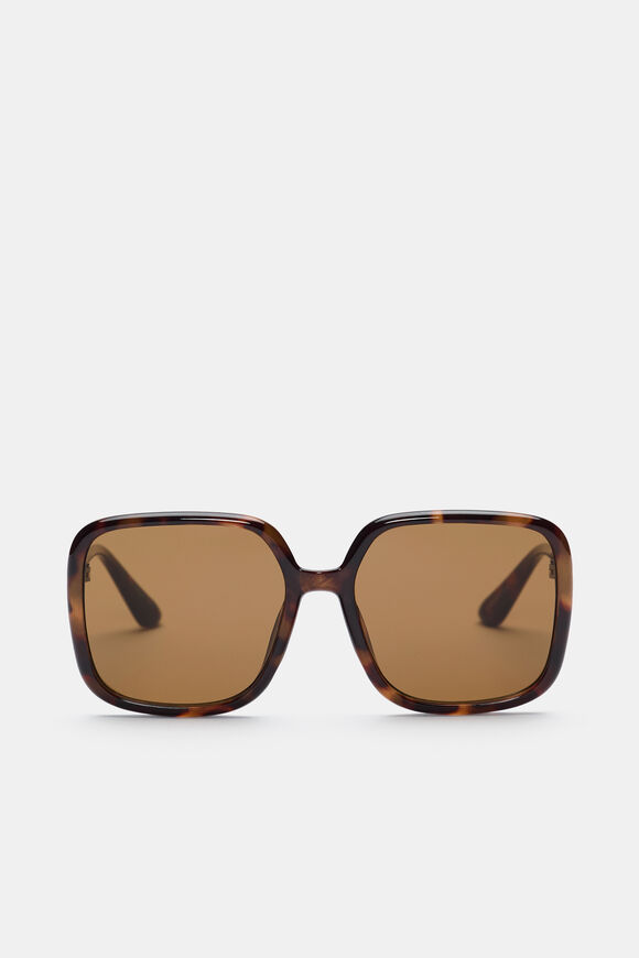Jess Oversized Sunglasses  Dark Tort  hi-res
