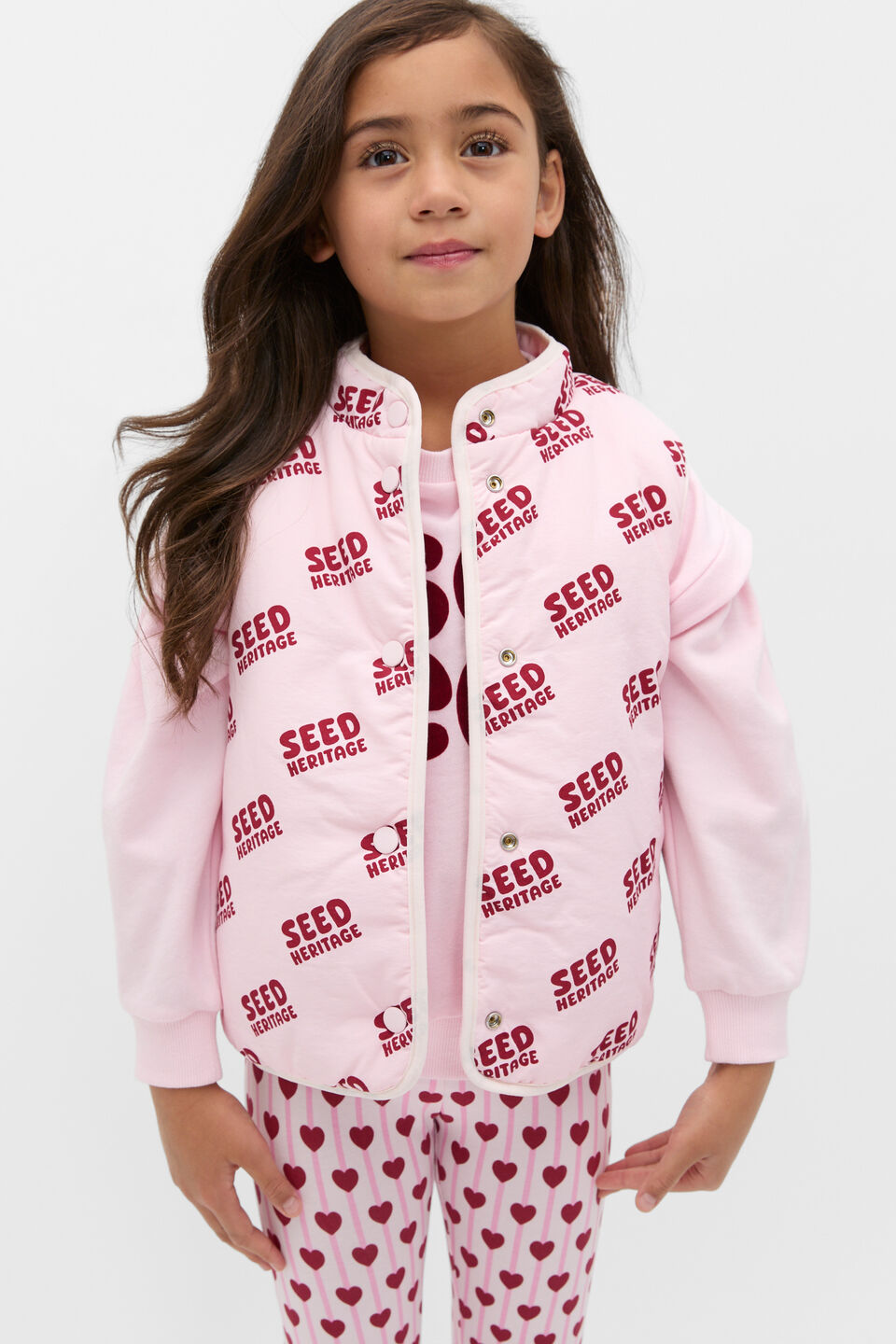 Polar Fleece Reversible Vest  Multi