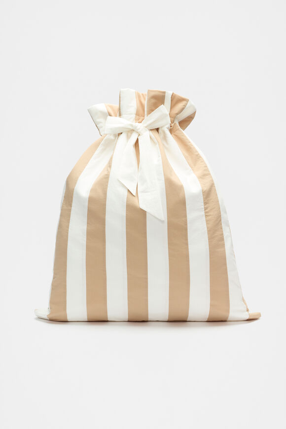 Christmas Santa Sack  Cream Multi  hi-res