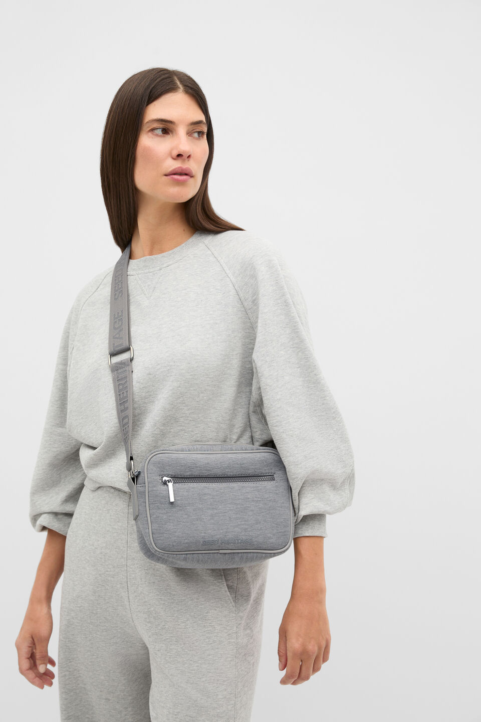 Seed Camera Tech Bag  Slate Marle