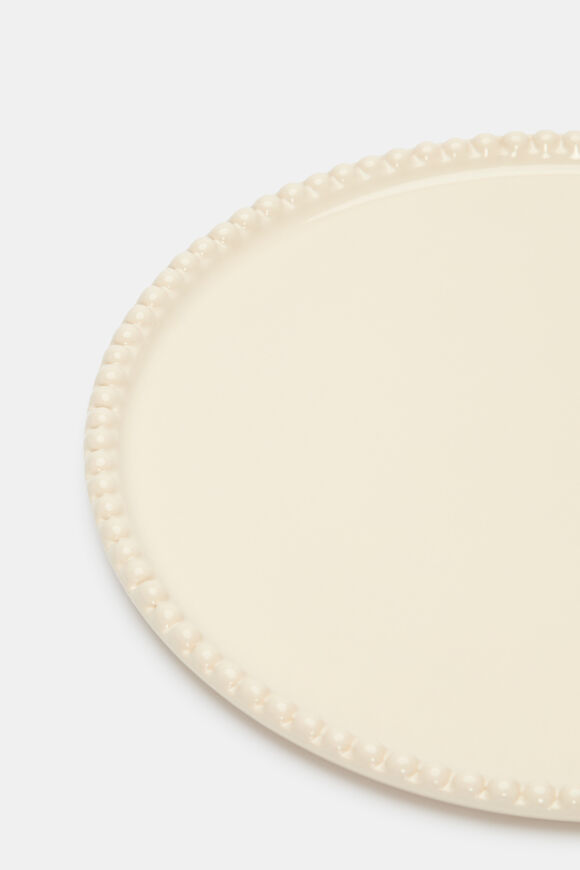 Celeste Serving Plate  Egg Shell  hi-res