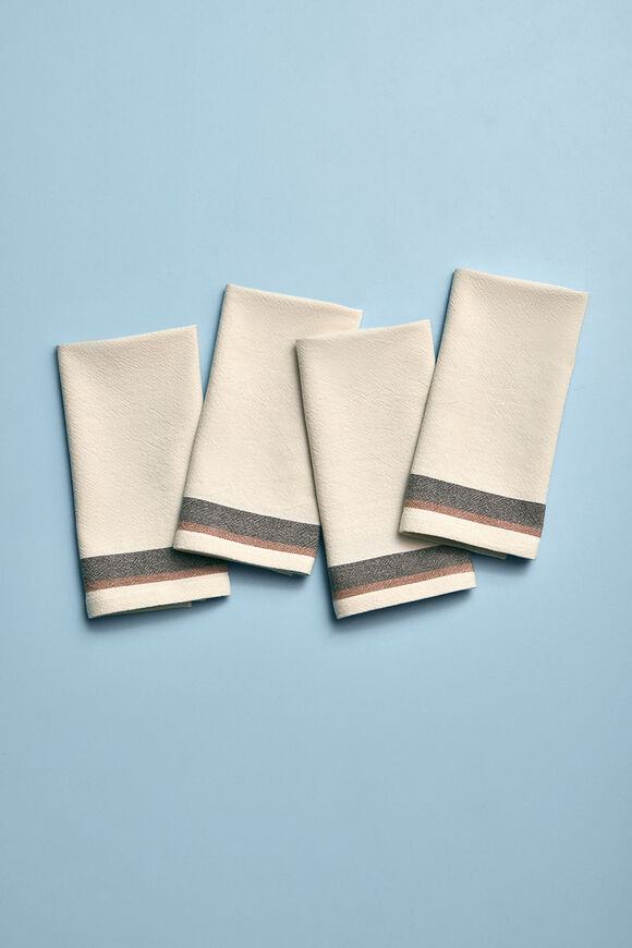 Nori Napkin Set of 4  Egg Shell  hi-res