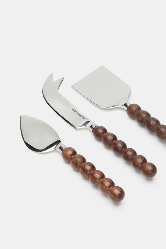 Shai Cheese Knife Set  Silver  hi-res