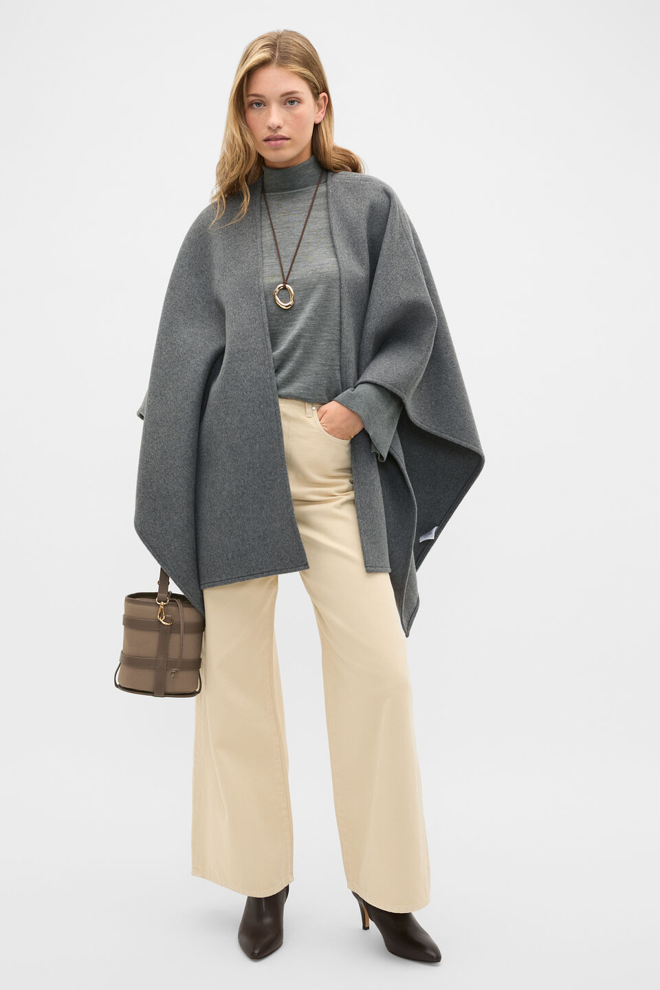 Overdyed Palazzo Jean  Vanilla Cream