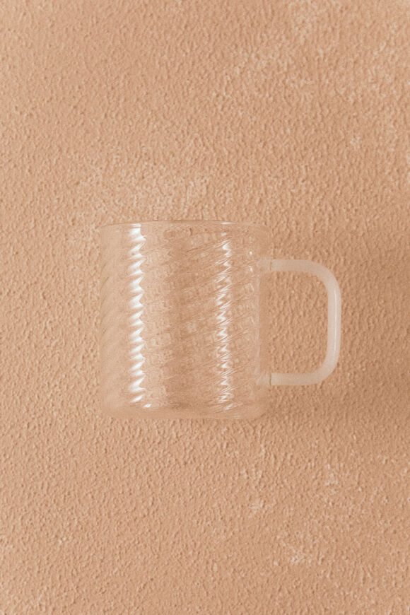 Aurora Glass Mug Set of 4  White  hi-res