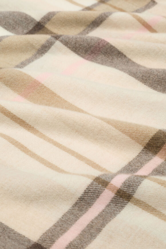 Check Scarf  Sandstone Multi  hi-res
