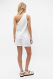 Linen One Shoulder Top  Whisper White  hi-res