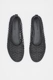 Parker Open Weave Ballet Flat  Black  hi-res