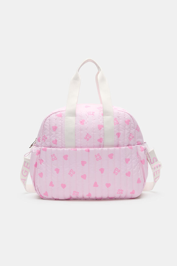 Baby Quilted Overnighter  Heart  hi-res